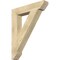 Ekena Millwork Traditional Slat Rough Sawn Bracket, Douglas Fir, 6"W x 34"D x 42"H BKT06X34X42TRA06RDF - alternate 1